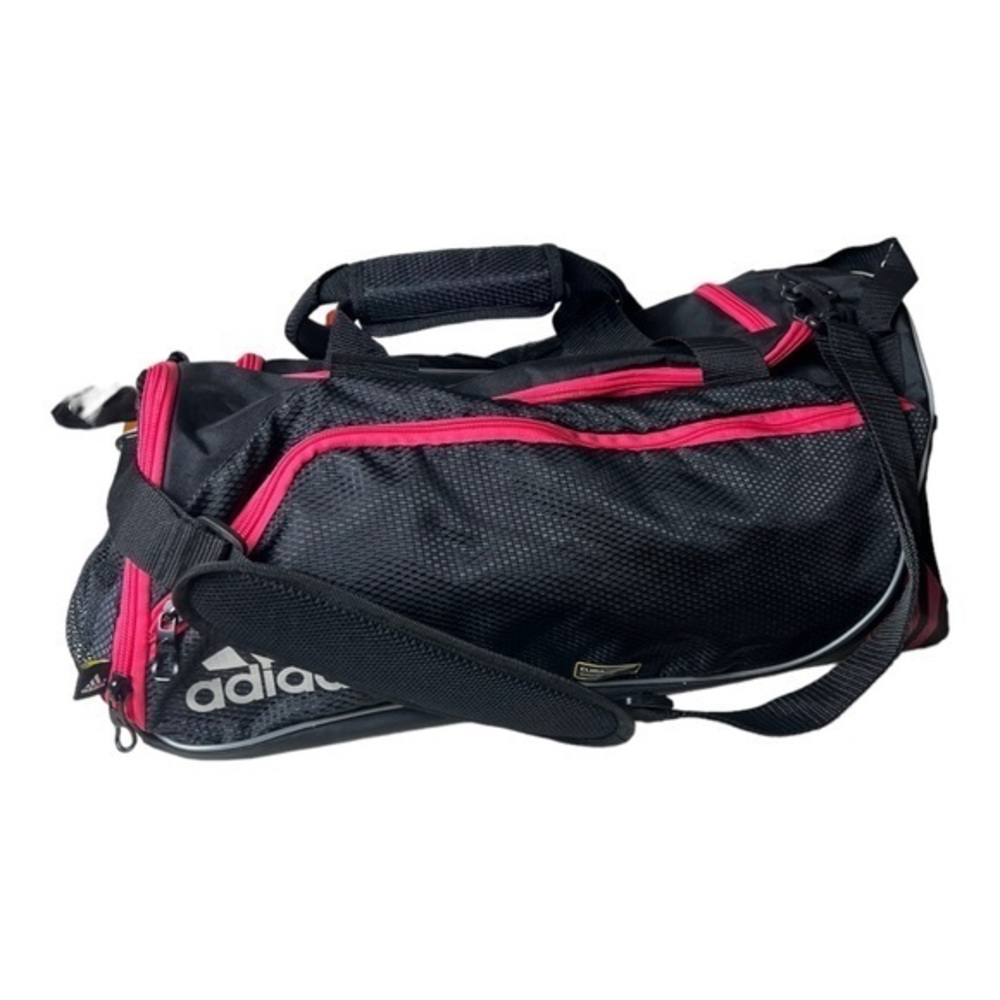 Adidas Black Pink Clima proof Duffle Athlete Bag